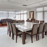 12 Seater Square Dining Table