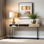 36 In Tall Console Table