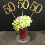 50th Birthday Table Decorations Ideas