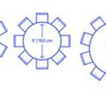 6 Person Round Table Dimensions