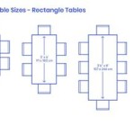 8 Person Dining Table Size