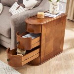 Chair Side Table With Storage