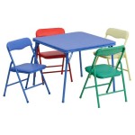 Childrens Folding Table And Chairs