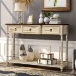 Console Table With Drawers And Cabinets