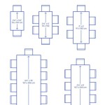 Dining Room Table Dimensions For 8