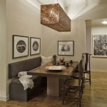 Dining Table Against Wall Ideas