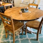 Farmhouse Round Table And Chairs
