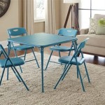 Folding Table And Folding Chairs Set