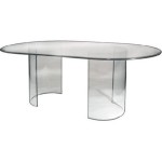 Glass Dining Table Base Only