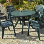 Green Garden Table And Chairs