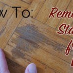 How To Fix Water Stain On Wood Table