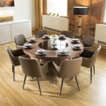 Large Round Dining Table Seats 6