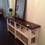 Narrow Console Table With Shelves