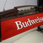 Old Budweiser Pool Table Lights