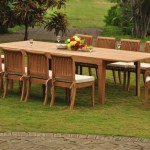 Outdoor Dining Table For 10