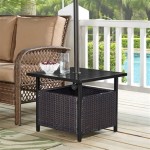 Small Patio Table With Parasol Hole