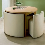 Space Saving Table With Chairs Inside