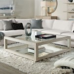 Square Coffee Table With Shelf