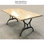 Table With Cast Iron Legs