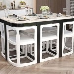Table With Chairs That Fit Underneath