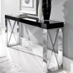 White And Black Console Table
