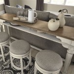 White Sofa Table With Stools