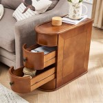 Wood Living Room Side Tables